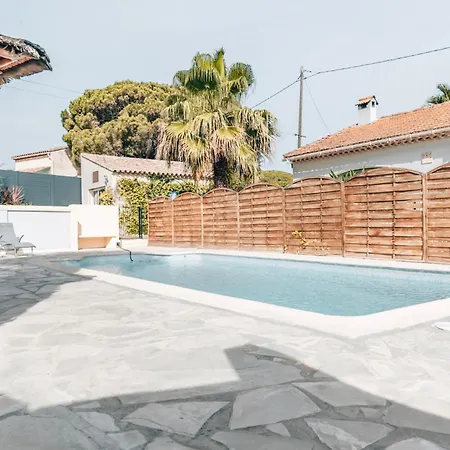 Holiday home Reve D'azur, Mazet En Bord De Mer, Parking, Piscine Partagee, Terrasse Bbq & Draps Inclus La Nartelle, 1 Salon, 1 Chambre, 1 Cuisine , 1 Sdb