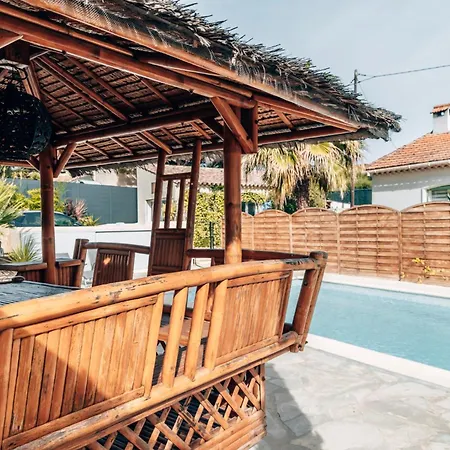 Holiday home Reve D'azur, Mazet En Bord De Mer, Parking, Piscine Partagee, Terrasse Bbq & Draps Inclus La Nartelle, 1 Salon, 1 Chambre, 1 Cuisine , 1 Sdb *