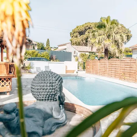 Reve D'azur, Mazet En Bord De Mer, Parking, Piscine Partagee, Terrasse Bbq & Draps Inclus La Nartelle, 1 Salon, 1 Chambre, 1 Cuisine , 1 Sdb Holiday home