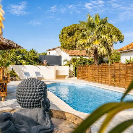 Mazet bord de mer Piscine partagée - Parking - BBQ - Draps inclus * Sainte-Maxime