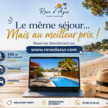 Сasa de vacaciones Evasion romantique - plage de la Nartelle - Arrivée 17h - 20h maximum - séjour au calme - Caution 100E Sainte-Maxime